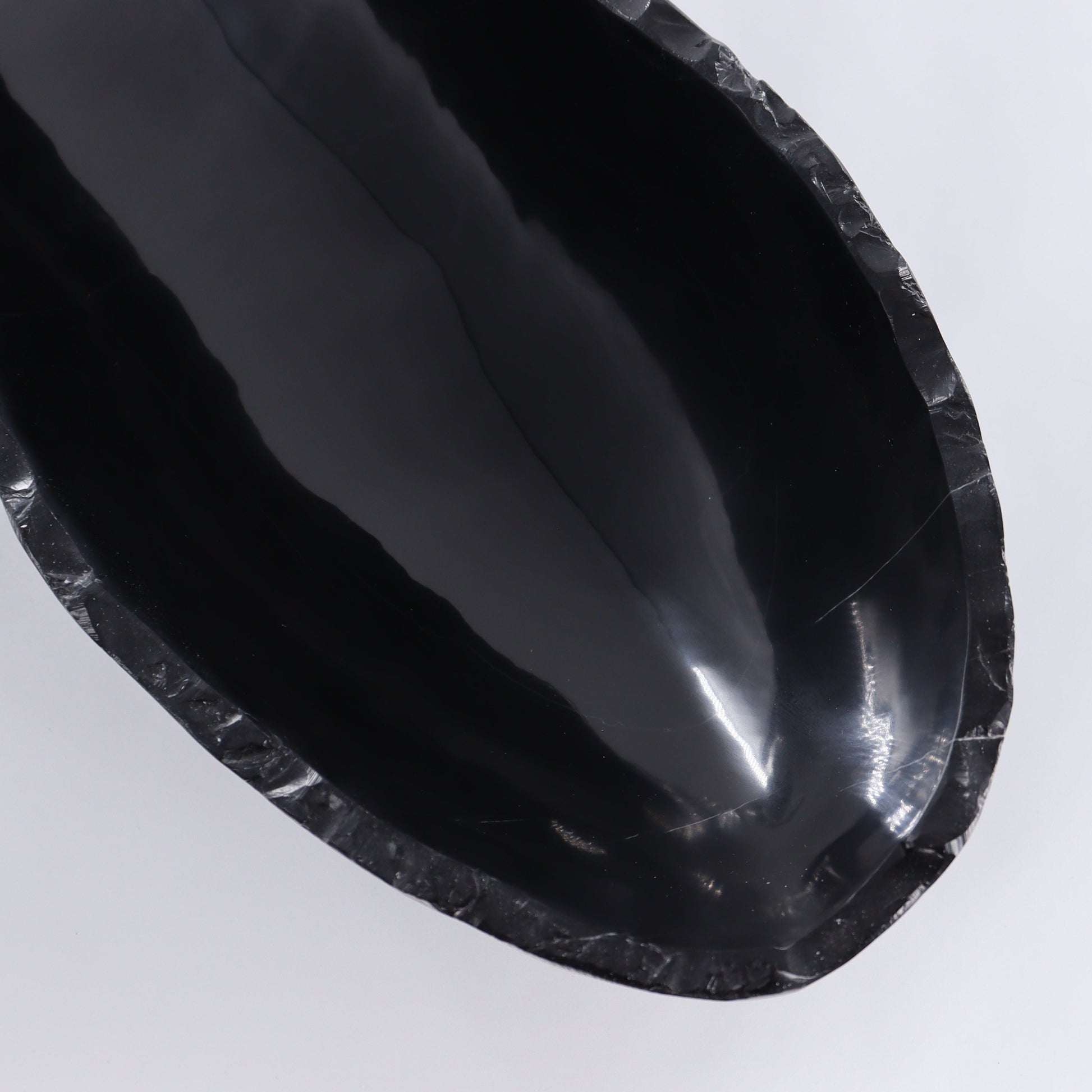 Black Marble Canoe Bowl - Expert Wholesale and Supplier of Wholesale Crystals & Bulk Gemstones, ["Black Marble","Bowls","canoe","Marble","Mexico"]