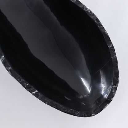 Black Marble Canoe Bowl - Expert Wholesale and Supplier of Wholesale Crystals & Bulk Gemstones, ["Black Marble","Bowls","canoe","Marble","Mexico"]