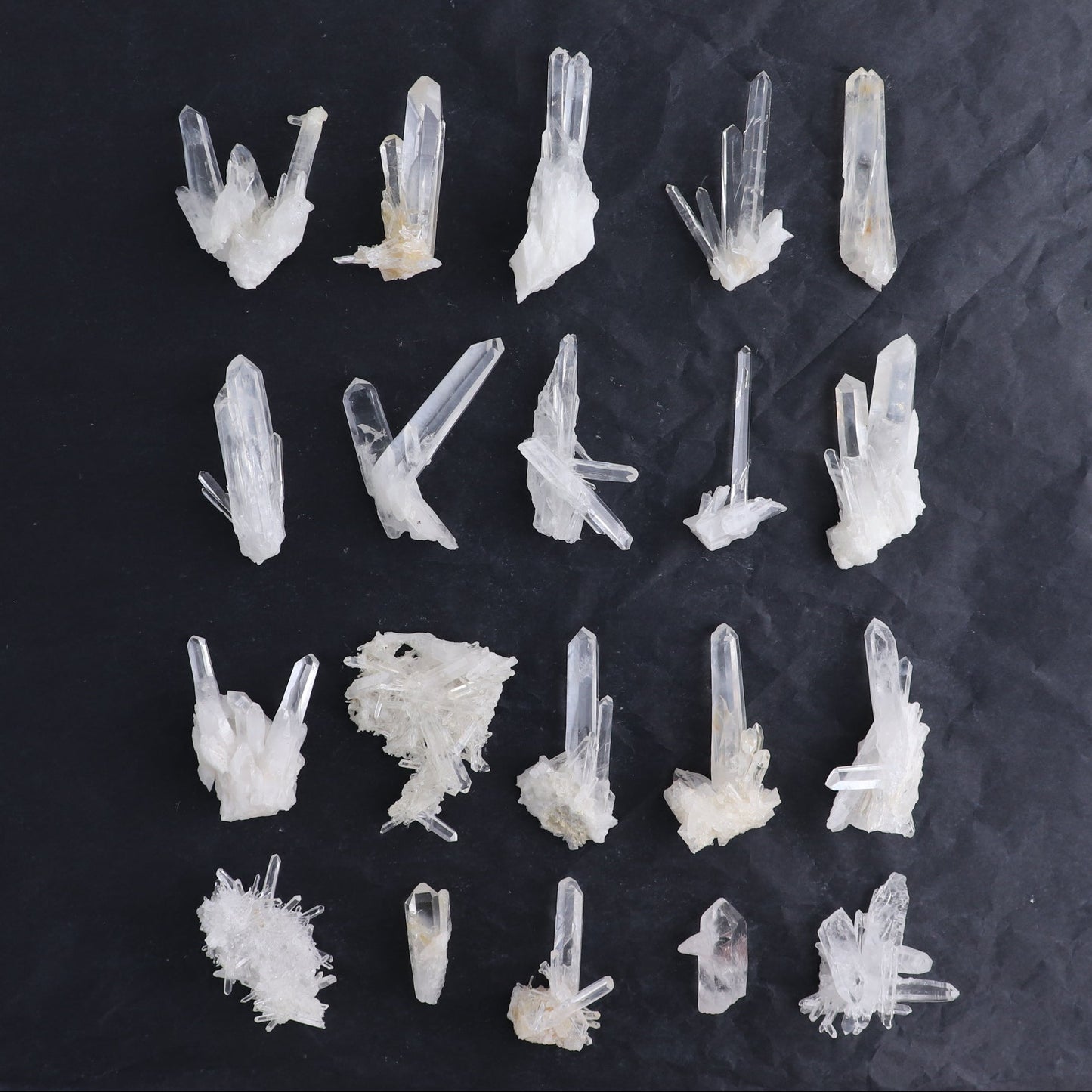 Lemurian Clusters from Columbia Set of 20