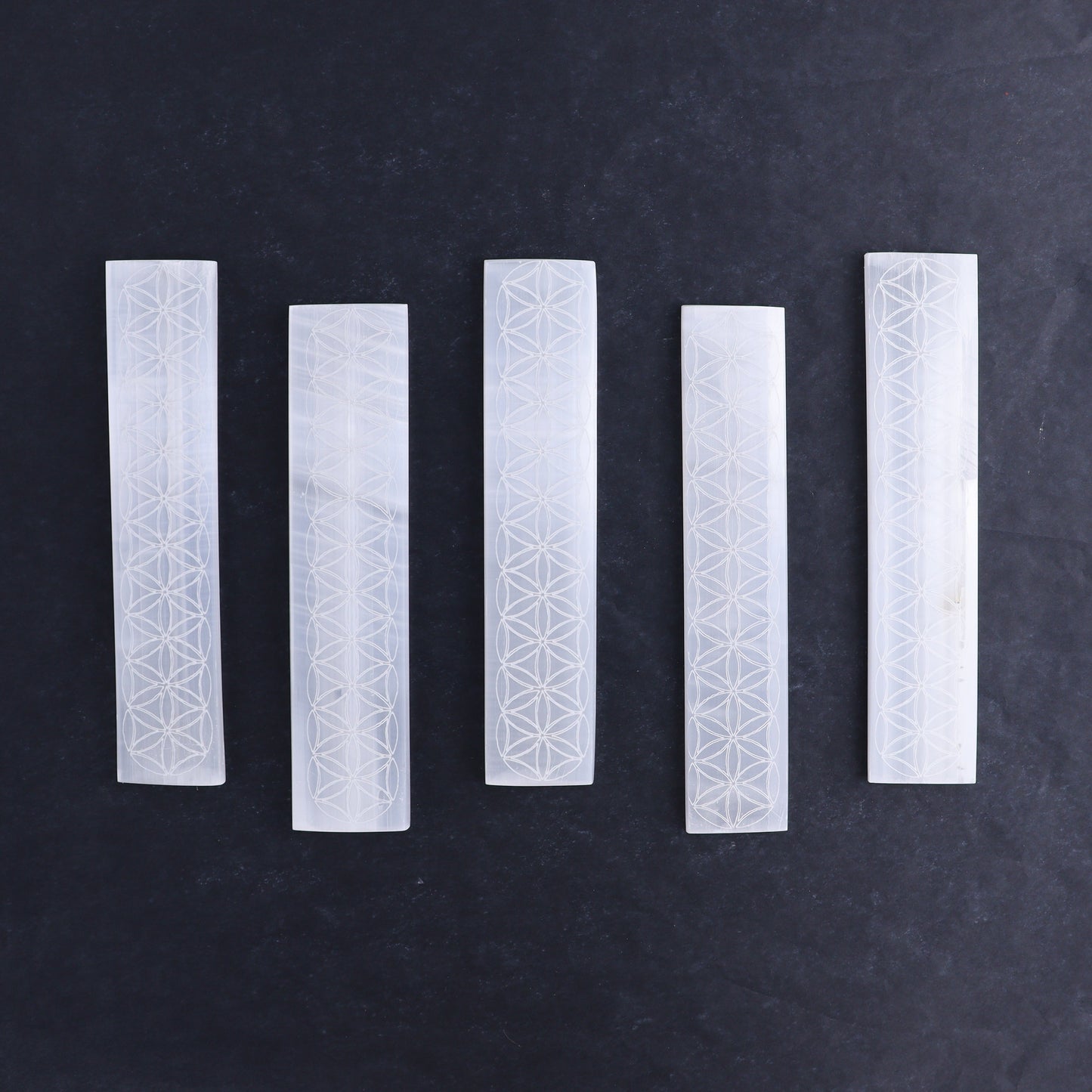 One Selenite Polished Engraved Charging Bar 20 cm - Expert Wholesale and Supplier of Wholesale Crystals & Bulk Gemstones, ["Bar","Mixed Carvings","Morocco","Selenite"]