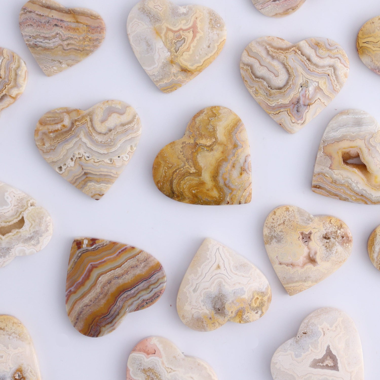 One Crazy Lace Agate Heart Cab - Expert Wholesale and Supplier of Wholesale Crystals & Bulk Gemstones, ["Agate","Cabs","Crazy Lace Agate","heart","Hearts"]