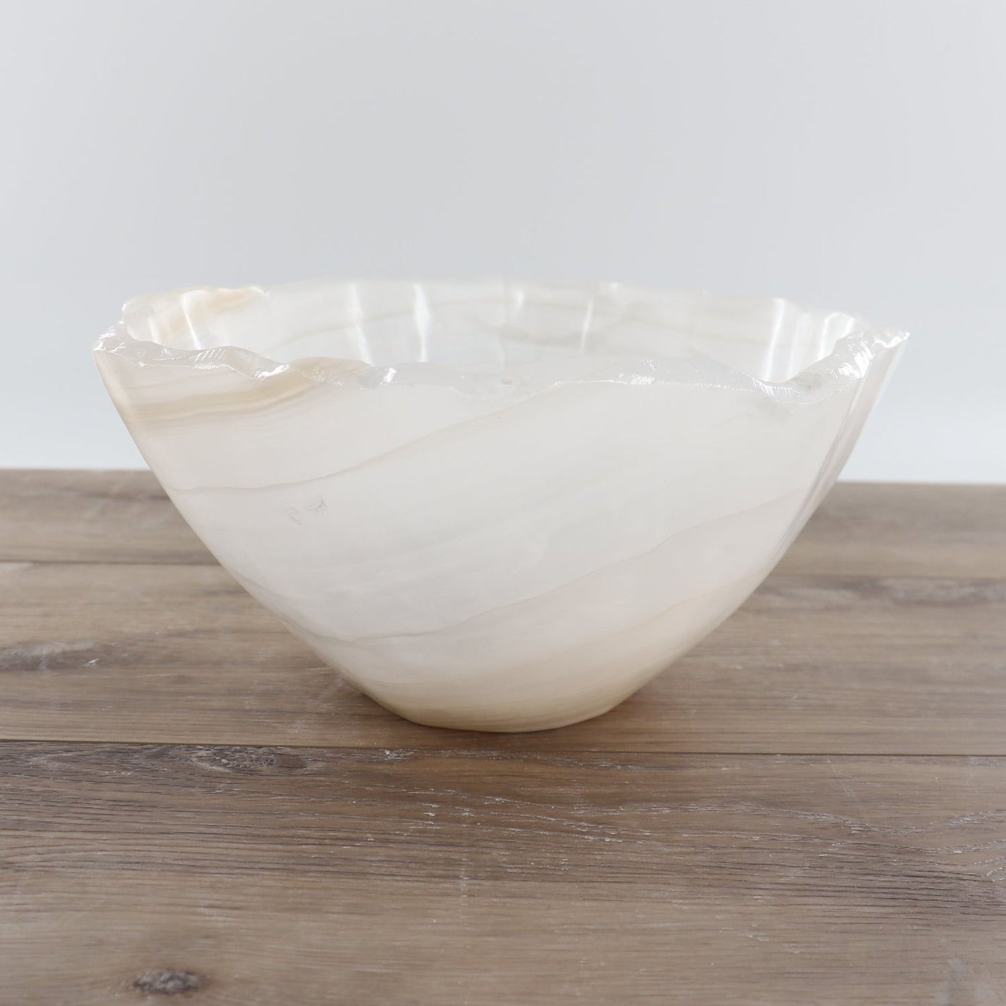 Mexican Onyx/Calcite Bowl 12"