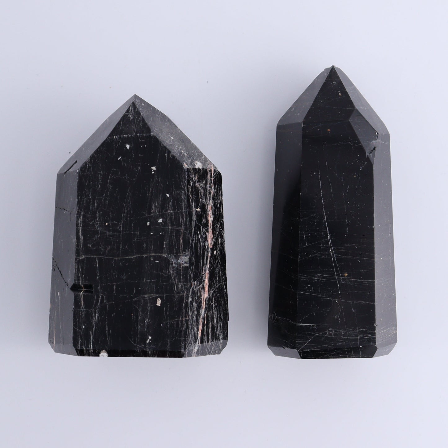 Tourmaline Towers Set of 6 - Expert Wholesale and Supplier of Wholesale Crystals & Bulk Gemstones, ["Black Tourmaline","Brazil","close_70","Tourmaline","Towers"]