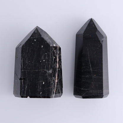 Tourmaline Towers Set of 6 - Expert Wholesale and Supplier of Wholesale Crystals & Bulk Gemstones, ["Black Tourmaline","Brazil","close_70","Tourmaline","Towers"]