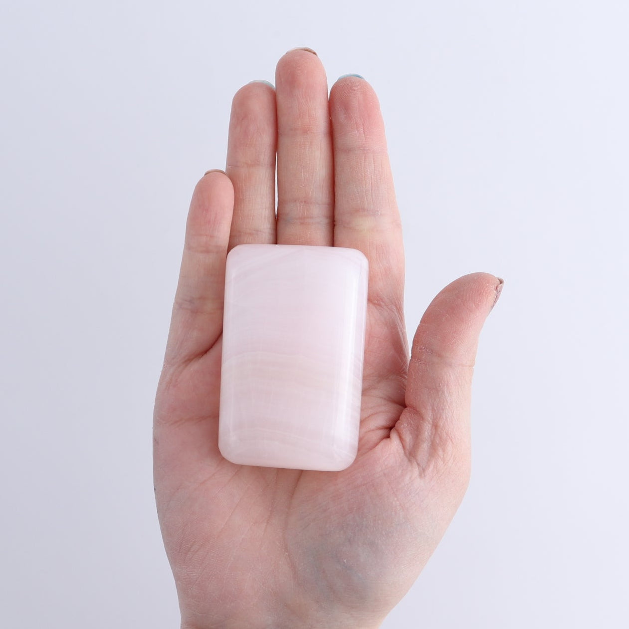 Pink Mangano Calcite Rectangles Set of 12