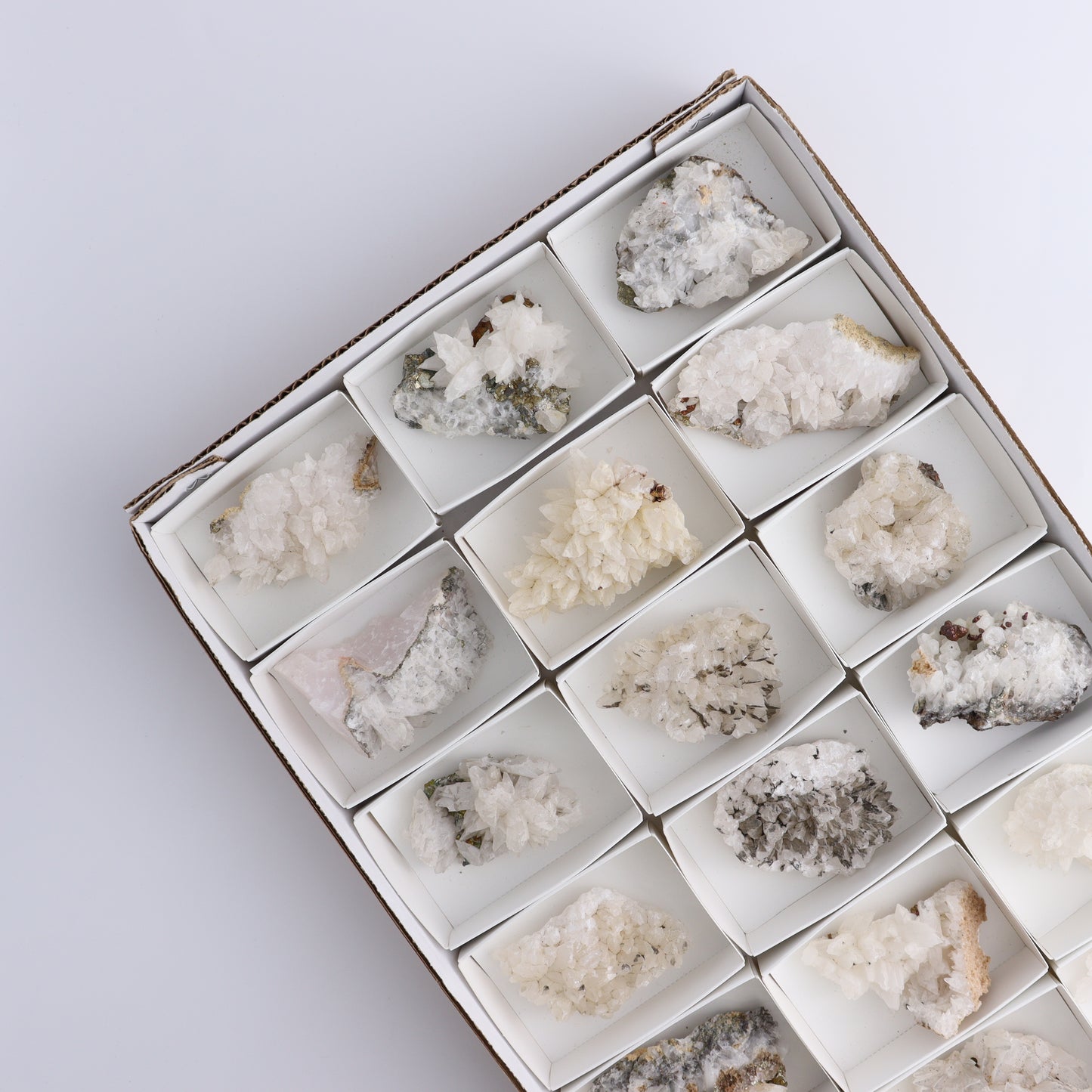 UV Reactive Calcite Flat Set of 18 - Expert Wholesale and Supplier of Wholesale Crystals & Bulk Gemstones, ["Calcite","Freeform","Freeforms","Mexico"]