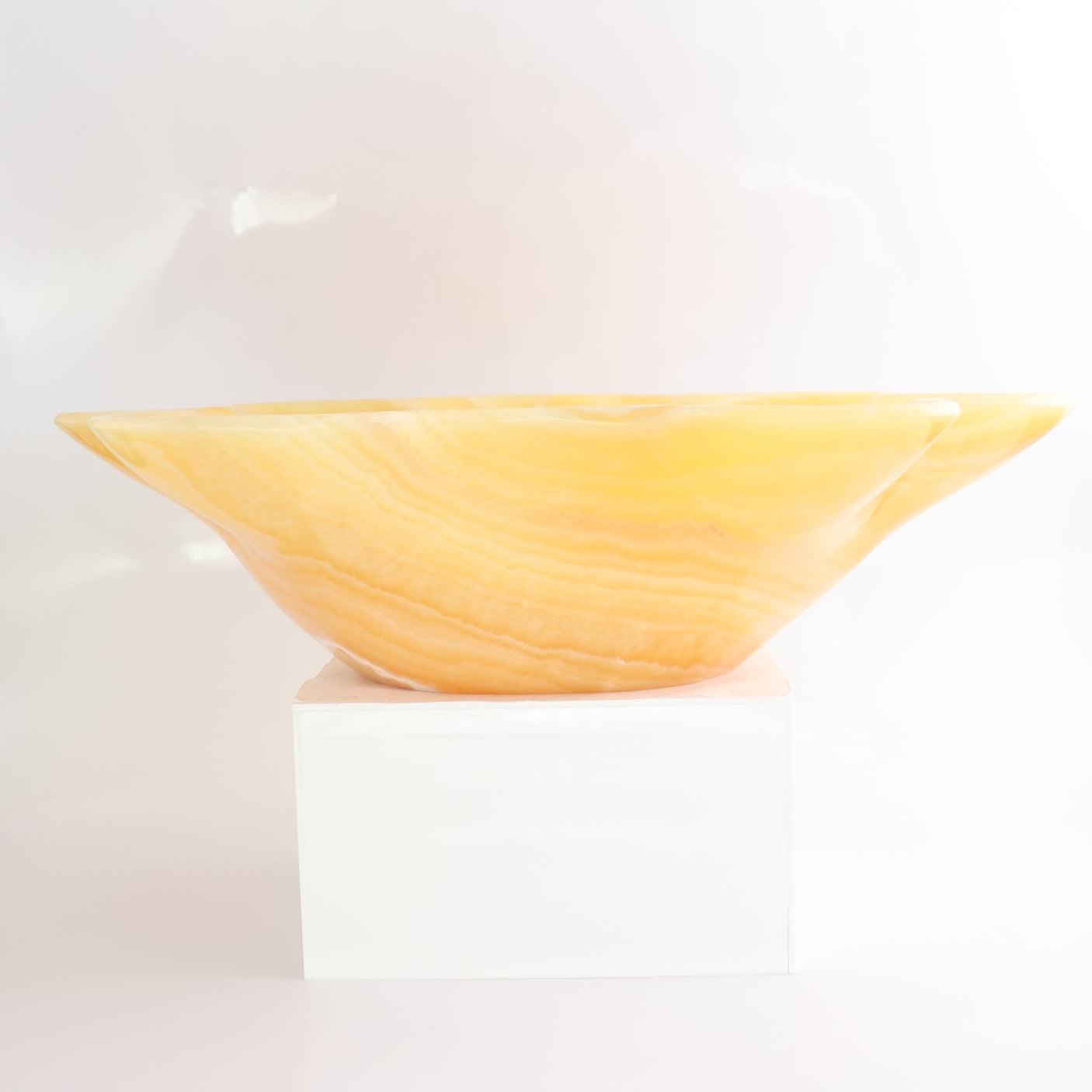 Mexican Onyx/Calcite Bowl 25"