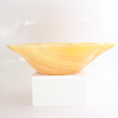 Mexican Onyx/Calcite Bowl 25"