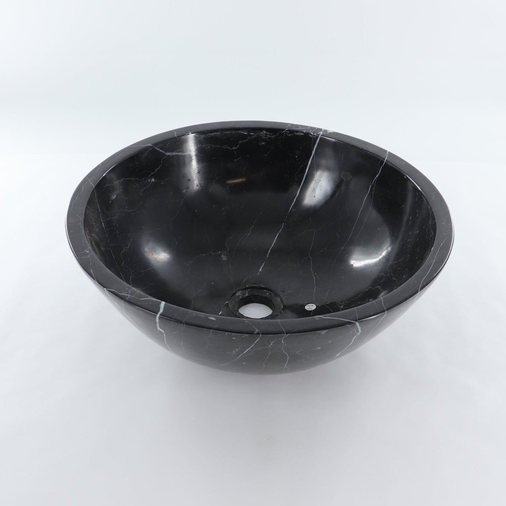 Mexican Black Marble Round Sink Bowl - Expert Wholesale and Supplier of Wholesale Crystals & Bulk Gemstones, ["Black Marble","Bowls","Marble","Mexico"]