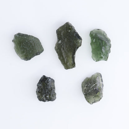 Moldavite Pieces Set of 5