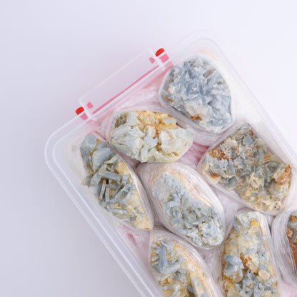 Blue Barite from Morocco Flat - Expert Wholesale and Supplier of Wholesale Crystals & Bulk Gemstones, ["Barite","Blue Barite","Clusters","Flats","Morocco"]