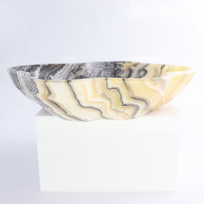 Zebra Onyx Bowl - Expert Wholesale and Supplier of Wholesale Crystals & Bulk Gemstones, ["Bowls","Mexico","onyx"]