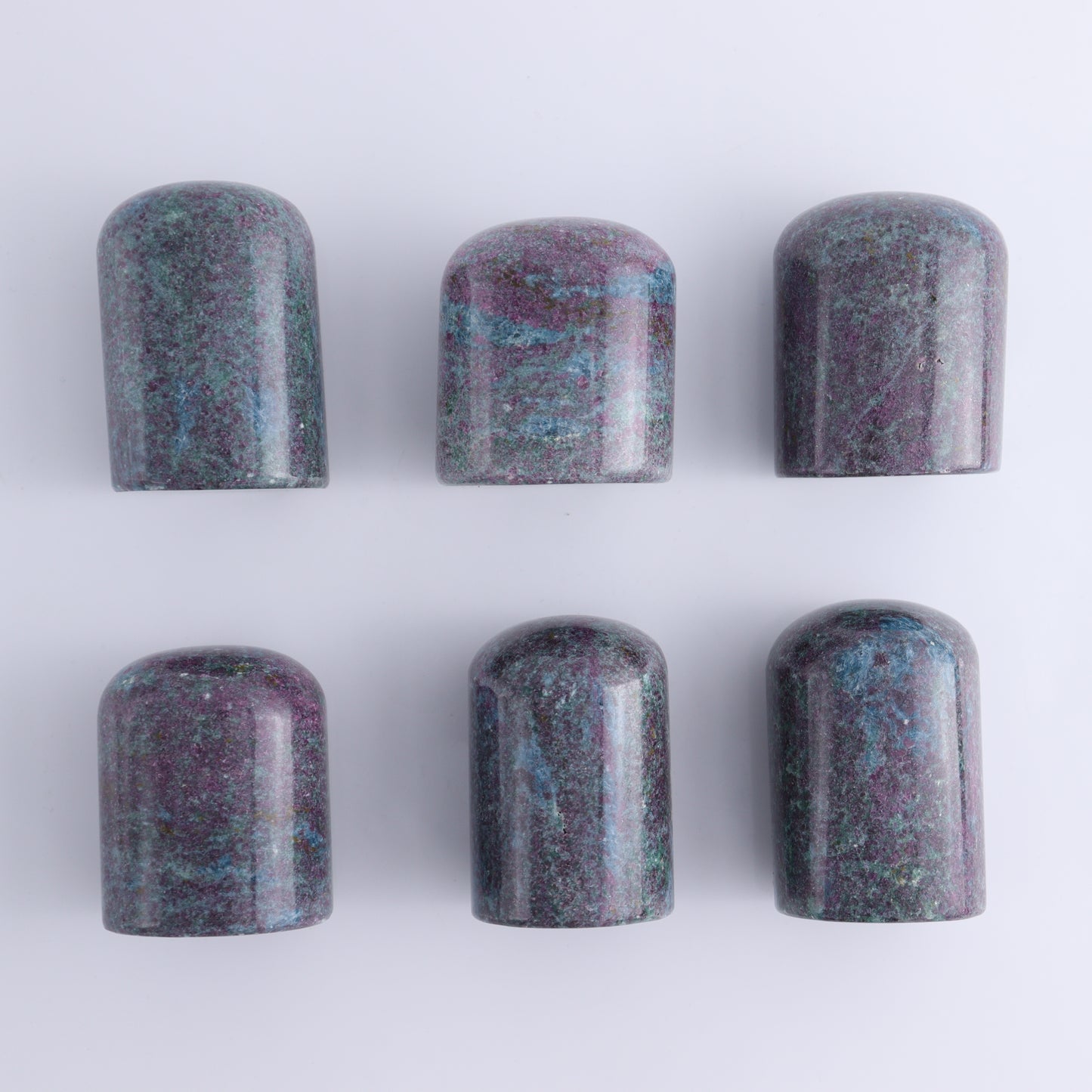 Ruby Zoisite Set of 6 - Expert Wholesale and Supplier of Wholesale Crystals & Bulk Gemstones, ["Freeforms","India","Ruby Zoisite"]