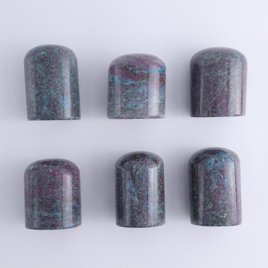 Ruby Zoisite Set of 6 - Expert Wholesale and Supplier of Wholesale Crystals & Bulk Gemstones, ["Freeforms","India","Ruby Zoisite"]
