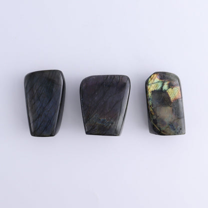 Labradorite Freeform Set of 17 - Expert Wholesale and Supplier of Wholesale Crystals & Bulk Gemstones, ["Freeforms","Labradorite","Madagascar"]