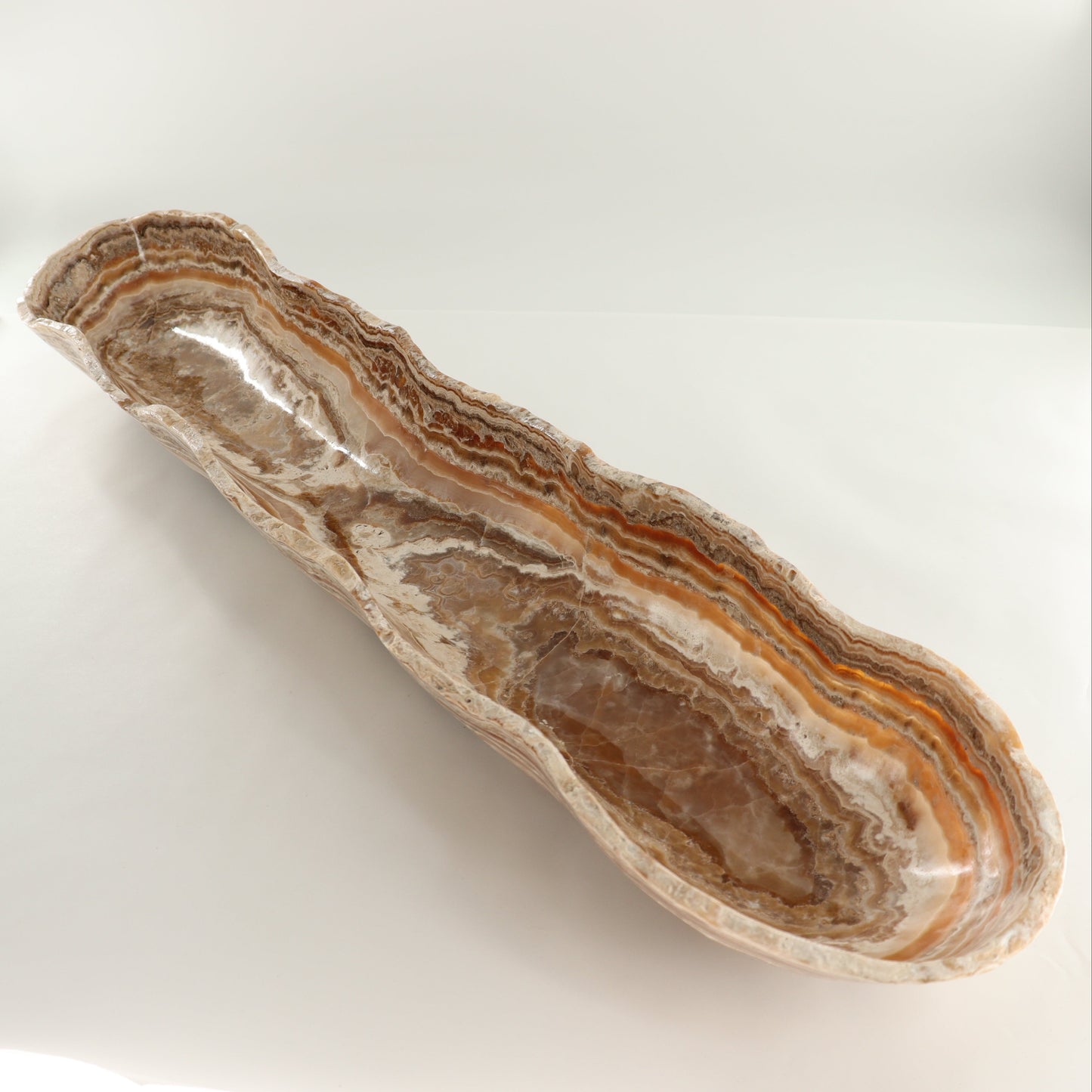 Onyx Canoe Bowl - Expert Wholesale and Supplier of Wholesale Crystals & Bulk Gemstones, ["Bowls","canoe","Mexico","onyx"]