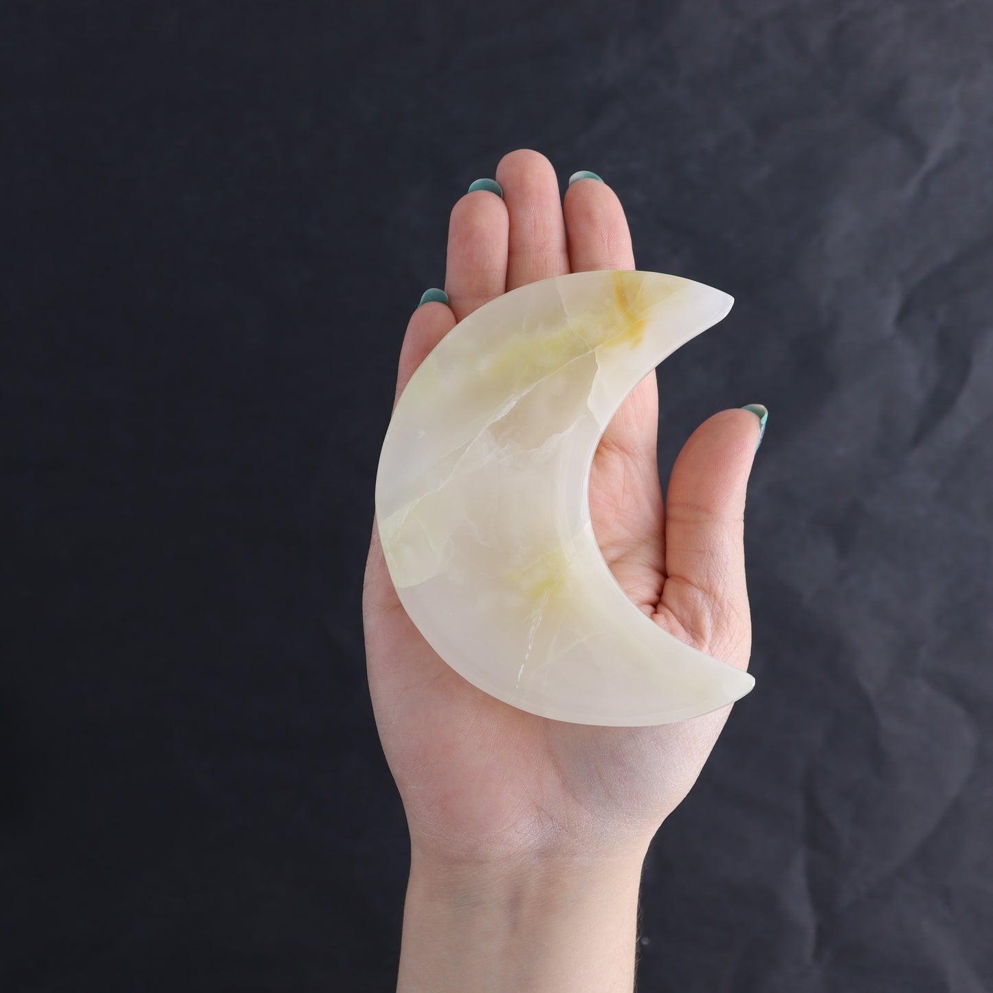 Onyx Moons Set of 5 - Expert Wholesale and Supplier of Wholesale Crystals & Bulk Gemstones, ["Catalog Onyx","Mexico","moons","onyx"]