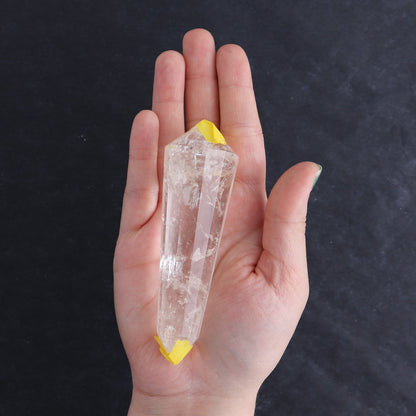Quartz Faceted Double Points Set of 6