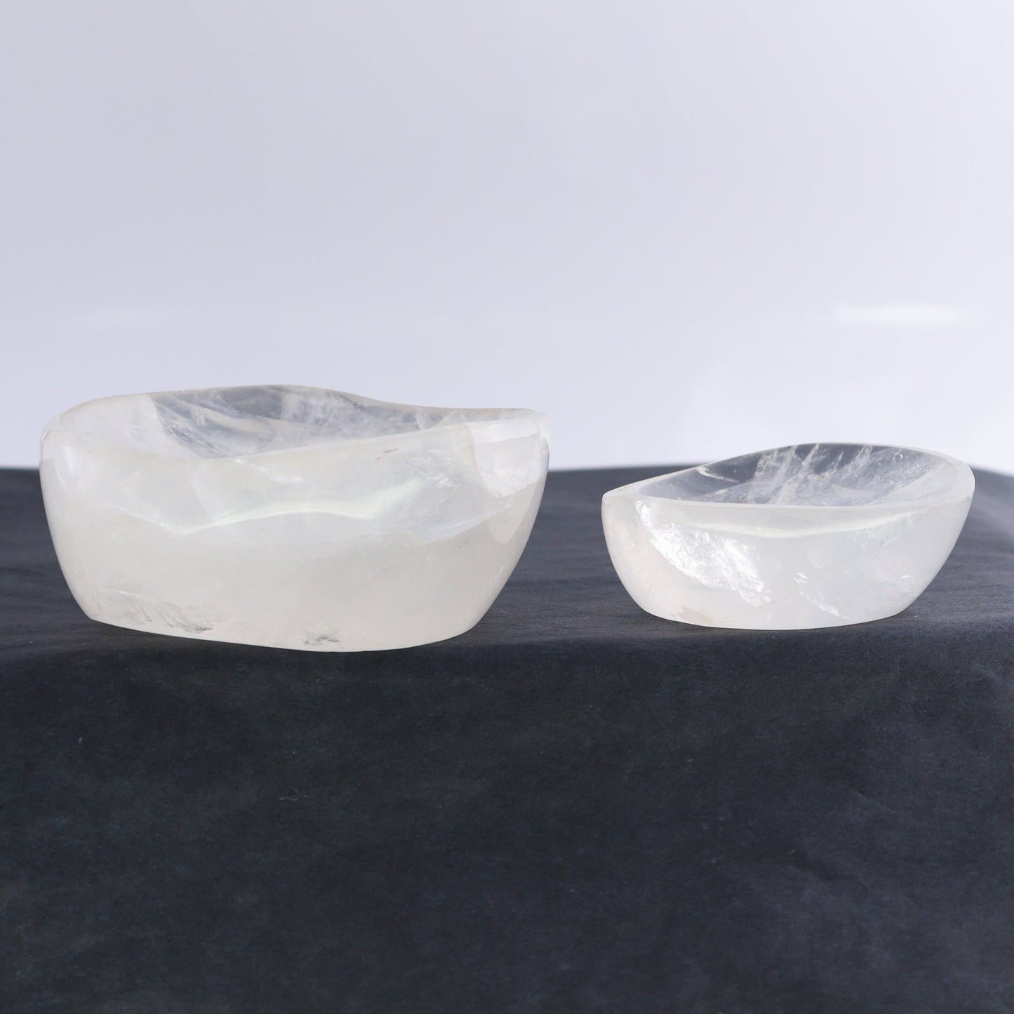 Clear Quartz Bowls Set of 6 - Expert Wholesale and Supplier of Wholesale Crystals & Bulk Gemstones, ["Bowls","Clear Quartz","Madagascar","Quartz"]