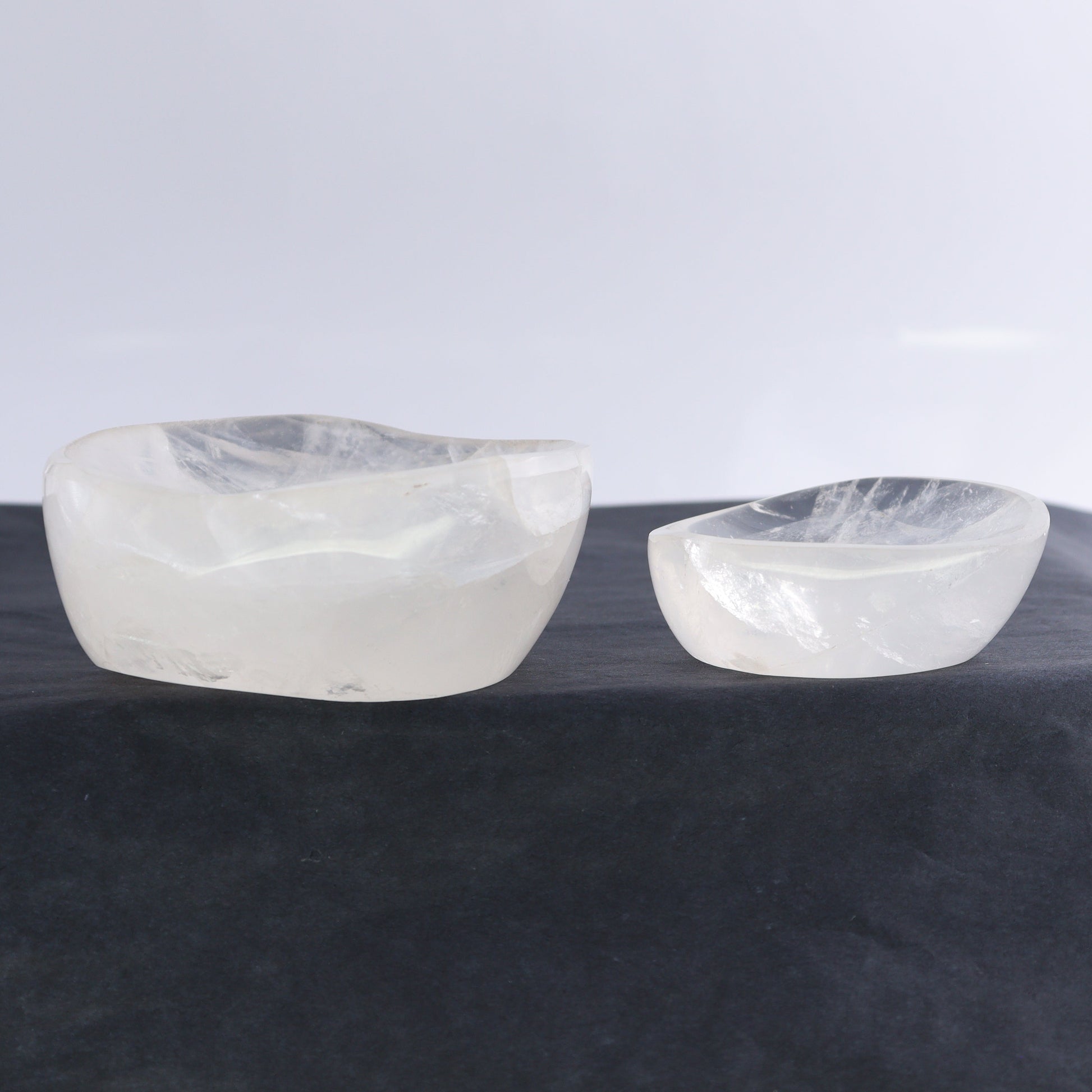 Clear Quartz Bowls Set of 6 - Expert Wholesale and Supplier of Wholesale Crystals & Bulk Gemstones, ["Bowls","Clear Quartz","Madagascar","Quartz"]