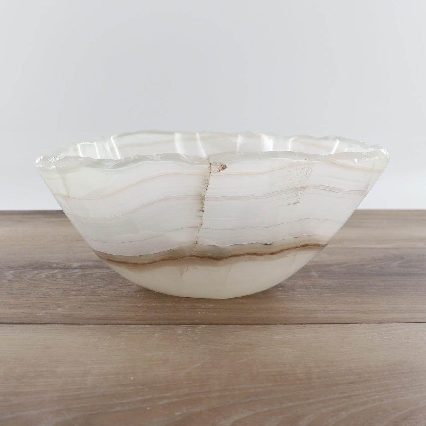 Mexican Onyx/Calcite Bowl 12"