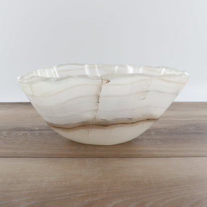 Mexican Onyx/Calcite Bowl 12"