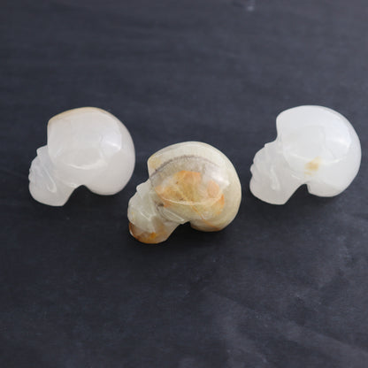 Onyx Skulls Set of 6 - Expert Wholesale and Supplier of Wholesale Crystals & Bulk Gemstones, ["Mexico","onyx","Skulls"]