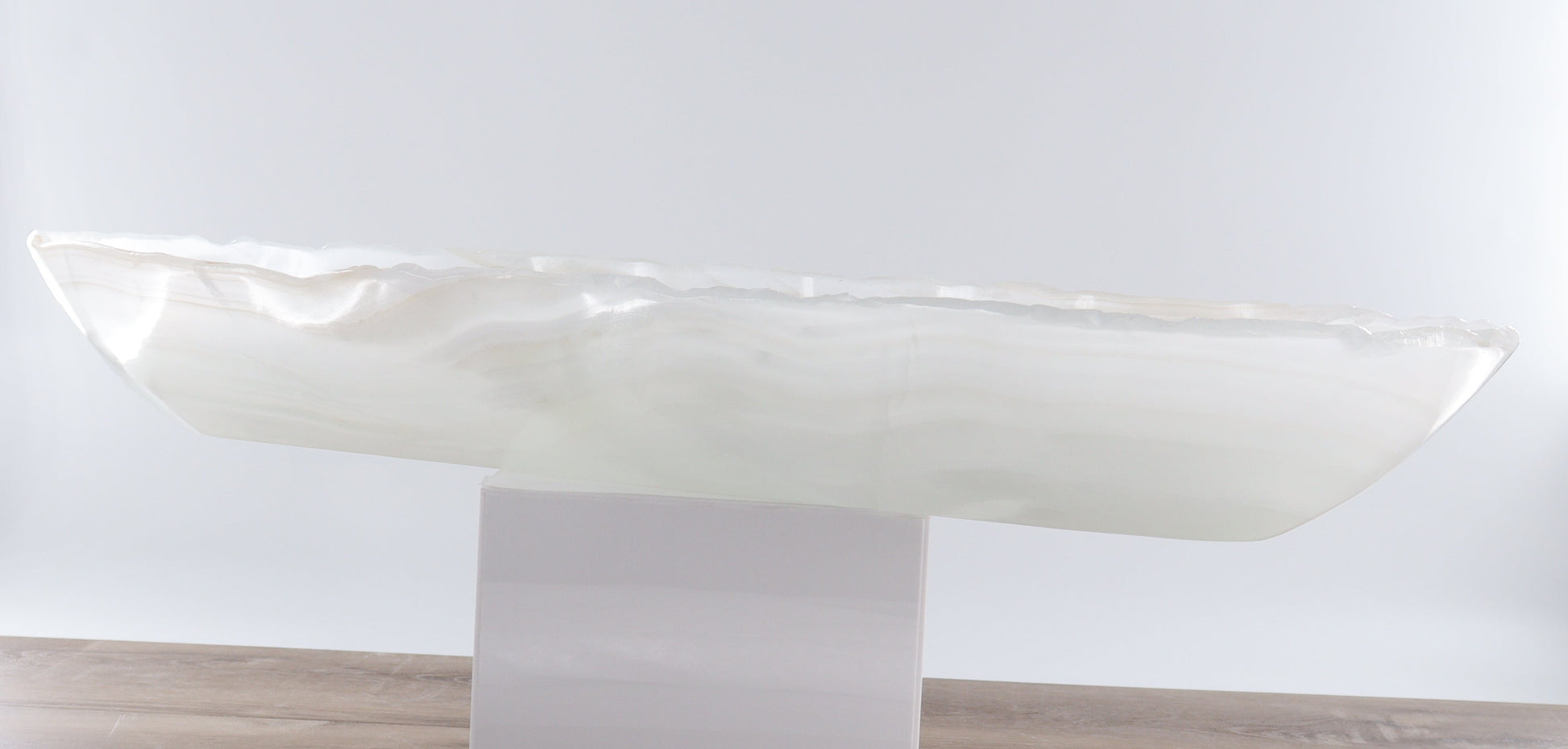 Mexican Onyx/Calcite Canoe Bowl - Expert Wholesale and Supplier of Wholesale Crystals & Bulk Gemstones, ["Bowls","Calcite","canoe","Mexico","onyx"]