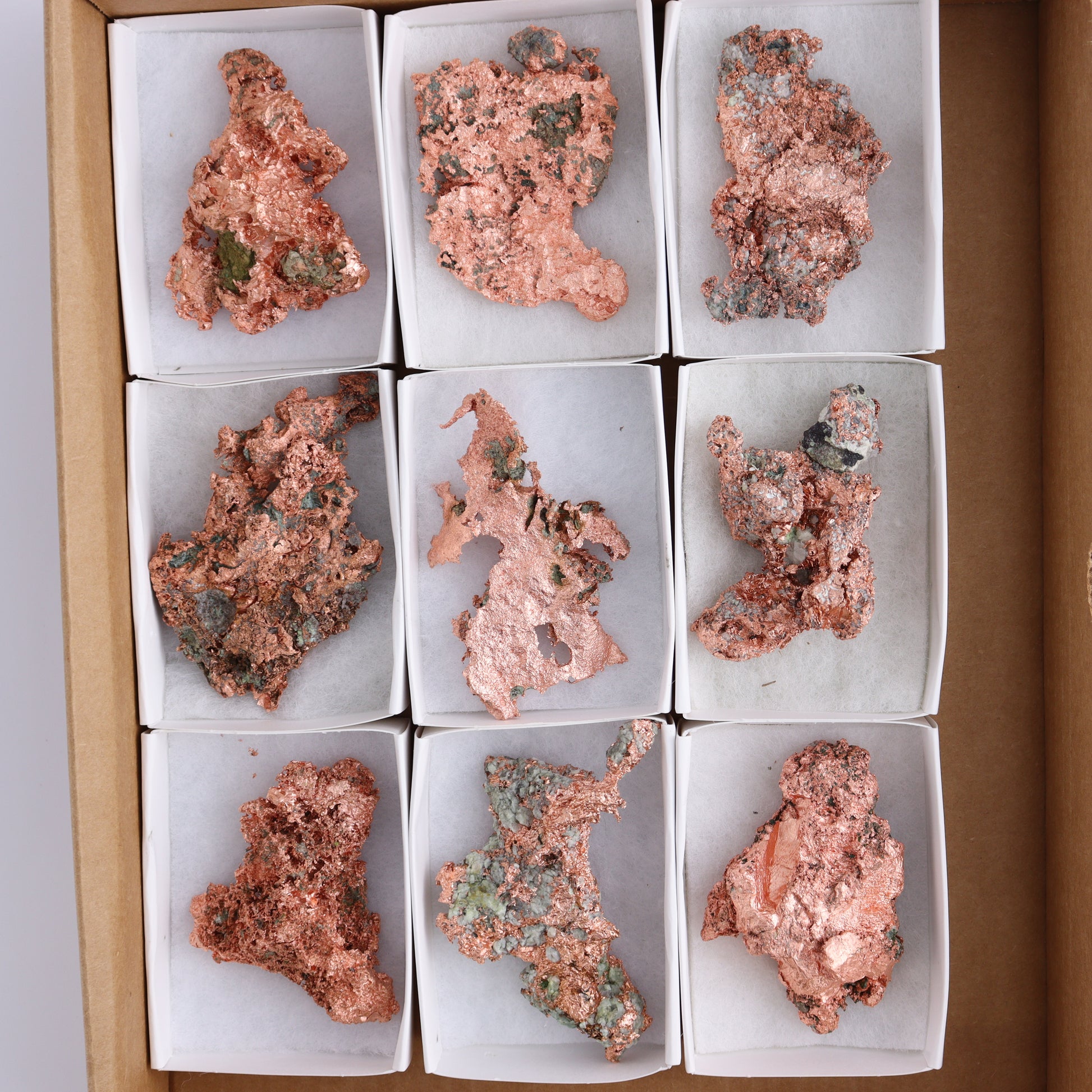 Native Copper Flat of 9 - Expert Wholesale and Supplier of Wholesale Crystals & Bulk Gemstones, ["copper","Freeforms","Native Copper","United States"]
