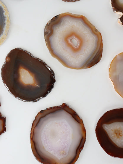 Agate Slices and Slabs Set of 13 - Expert Supplier of Wholesale Crystals & Bulk Gemstones