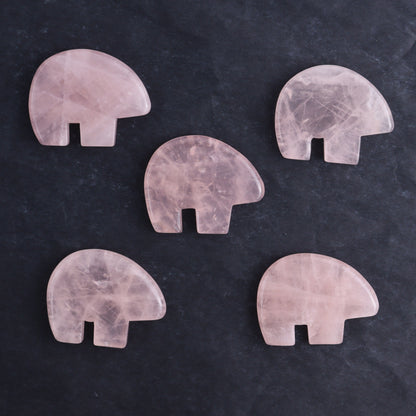 One Rose Quartz Bear - Expert Wholesale and Supplier of Wholesale Crystals & Bulk Gemstones, ["Bears","Rose Quartz","Zuni Bears"]