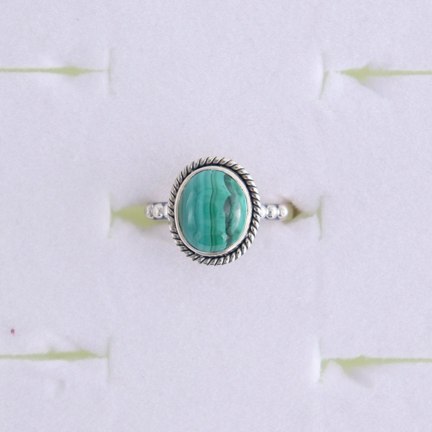 Malachite Rings Set of 7 (Ring Holders Not Included) - Expert Wholesale and Supplier of Wholesale Crystals & Bulk Gemstones, ["Malachite","Ring","rings","sterling silver"]