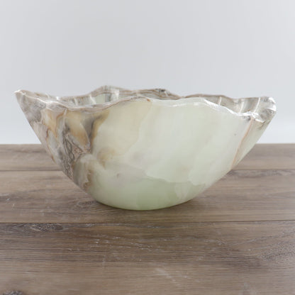 Mexican Onyx/Calcite Bowl 12"