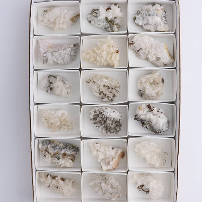 UV Reactive Calcite Flat Set of 18 - Expert Wholesale and Supplier of Wholesale Crystals & Bulk Gemstones, ["Calcite","Freeform","Freeforms","Mexico"]