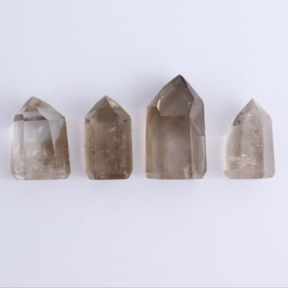 Smoky Quartz Towers Set of 21 - Expert Wholesale and Supplier of Wholesale Crystals & Bulk Gemstones, ["Points","Quartz","Smoky Quartz","Towers"]