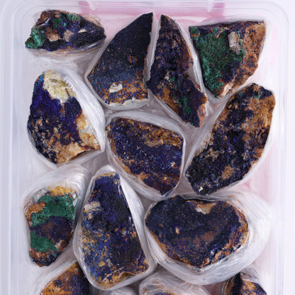 Azurite Flat from Morocco - Expert Wholesale and Supplier of Wholesale Crystals & Bulk Gemstones, ["azurite","Flats","Morocco"]