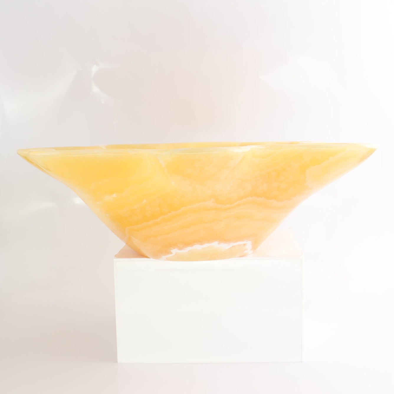Mexican Onyx/Calcite Bowl 25"
