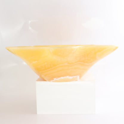 Mexican Onyx/Calcite Bowl 25"