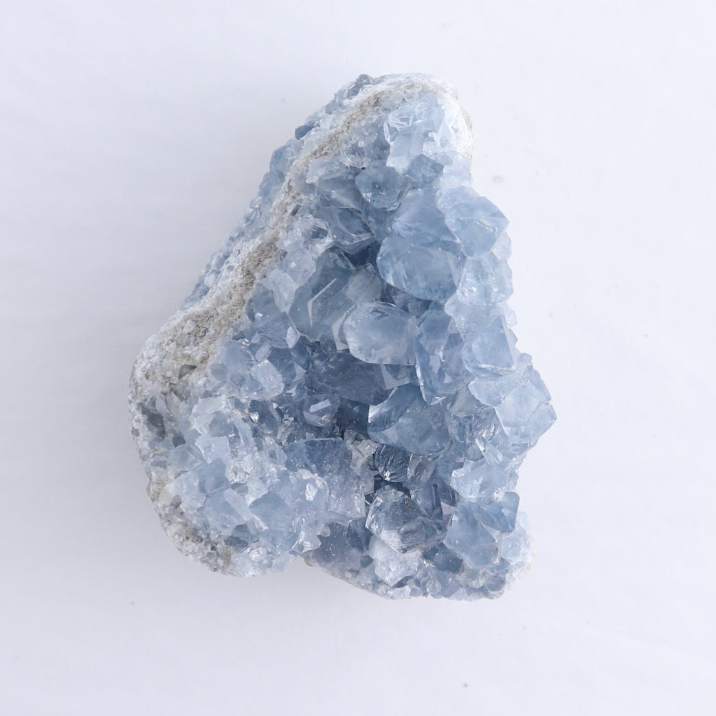 Celestite Clusters Set of 8