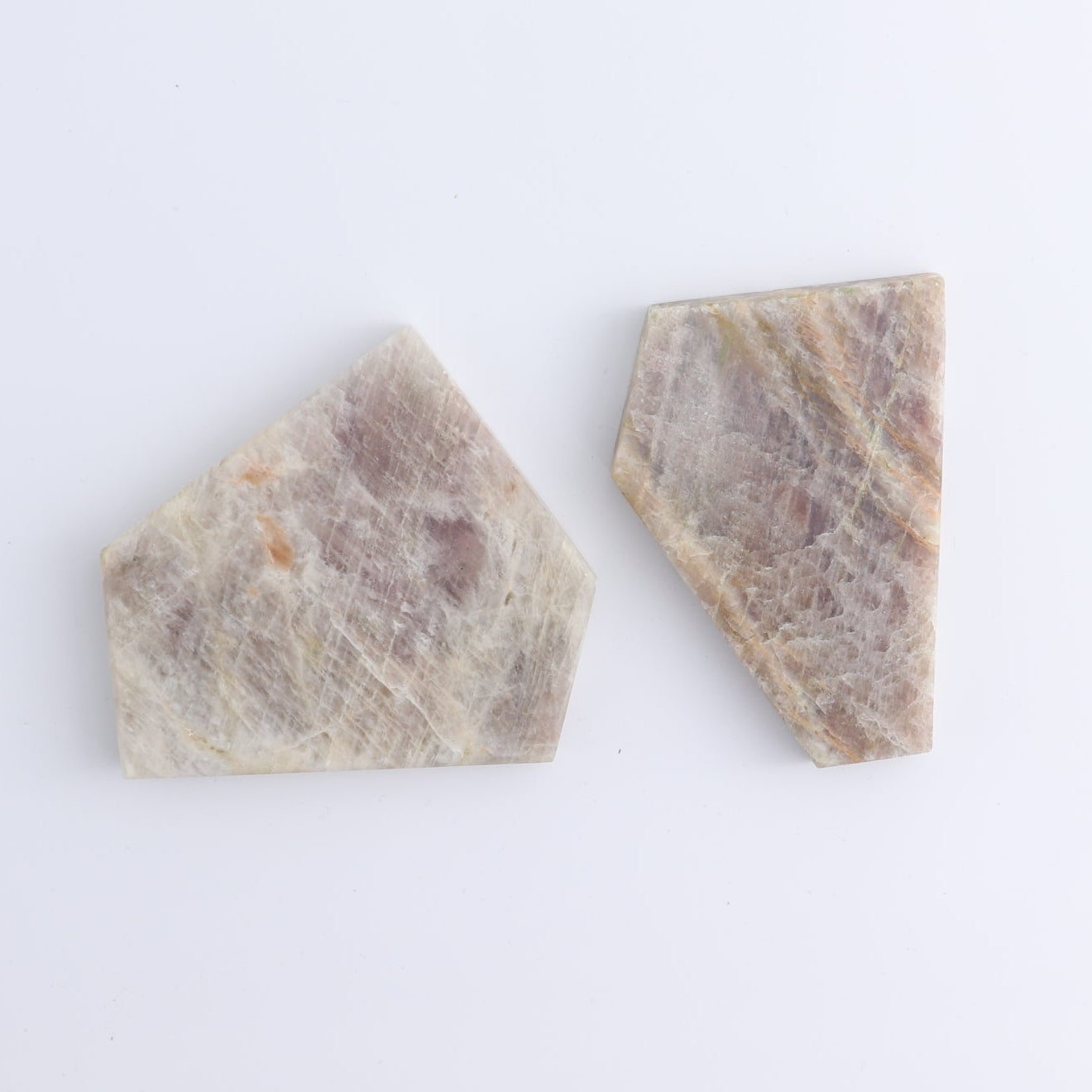 Moonstone Slices & Slabs Set of 7
