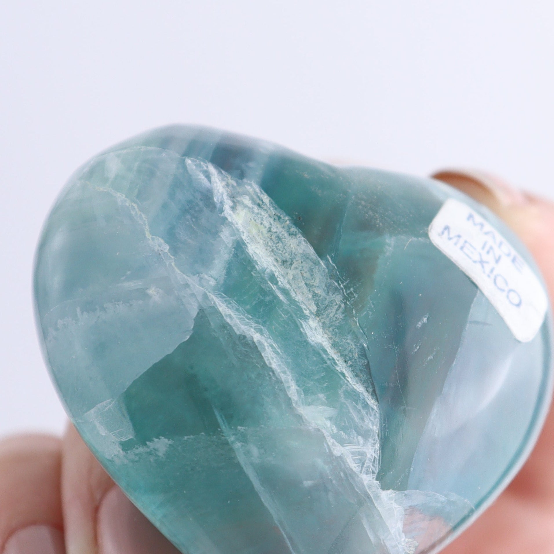 Fluorite Hearts Set of 7 - Expert Wholesale and Supplier of Wholesale Crystals & Bulk Gemstones, ["Fluorite","Hearts","Mexico"]