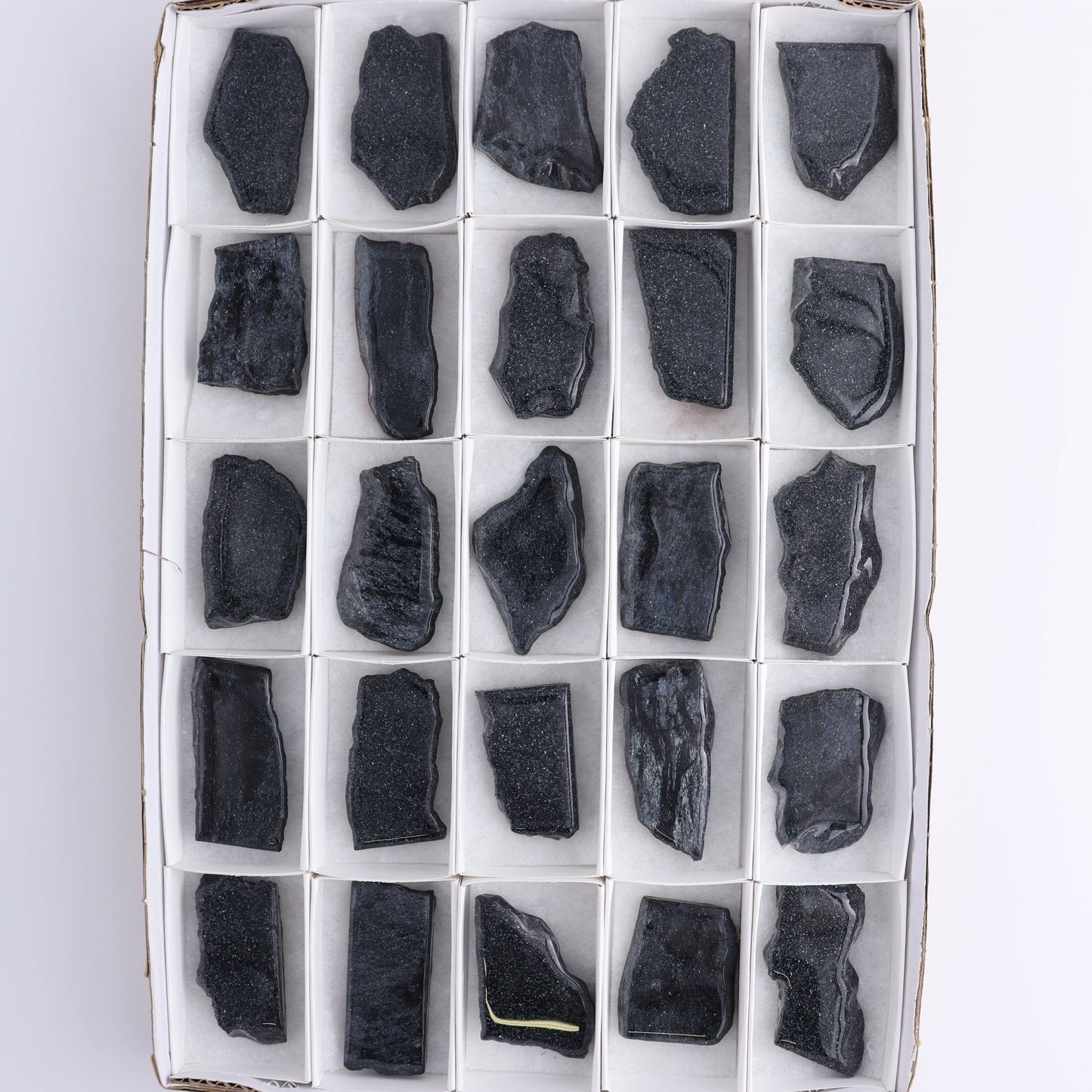 Specularite Flat of 25 - Expert Wholesale and Supplier of Wholesale Crystals & Bulk Gemstones, ["flat","Flats","Specularite","United States"]