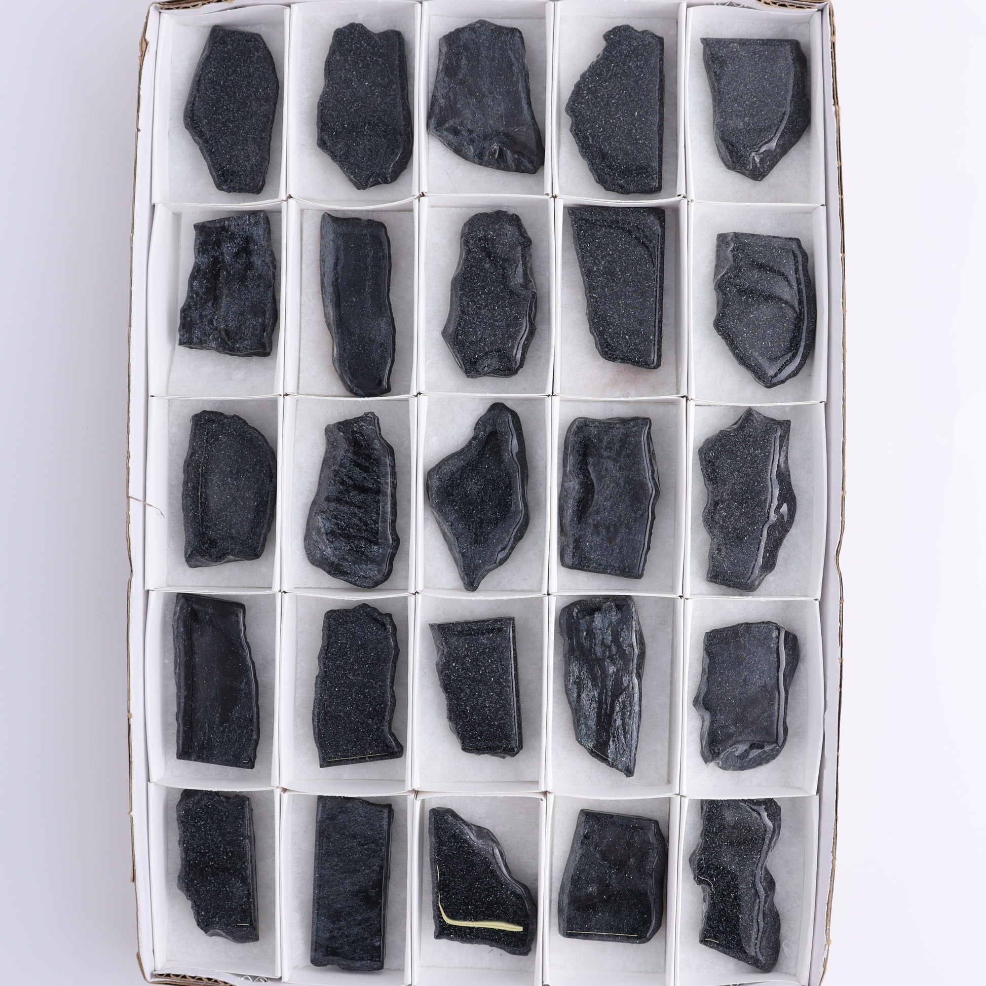 Specularite Flat of 25 - Expert Wholesale and Supplier of Wholesale Crystals & Bulk Gemstones, ["flat","Flats","Specularite","United States"]
