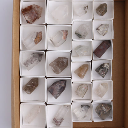 Garden Quartz Towers Set of 22 - Expert Wholesale and Supplier of Wholesale Crystals & Bulk Gemstones, ["Garden Quartz","Quartz","Towers"]