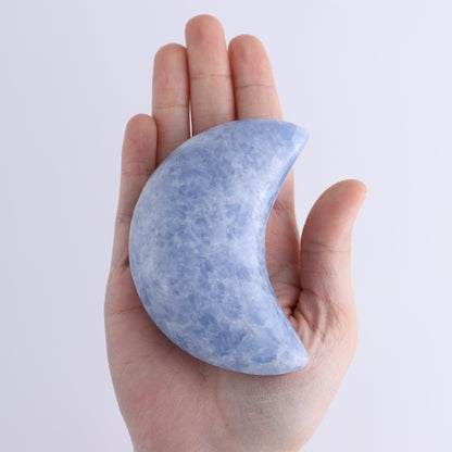 Blue Calcite Moons Set of 12 - Expert Wholesale and Supplier of Wholesale Crystals & Bulk Gemstones, ["Blue Calcite","Calcite","moons"]