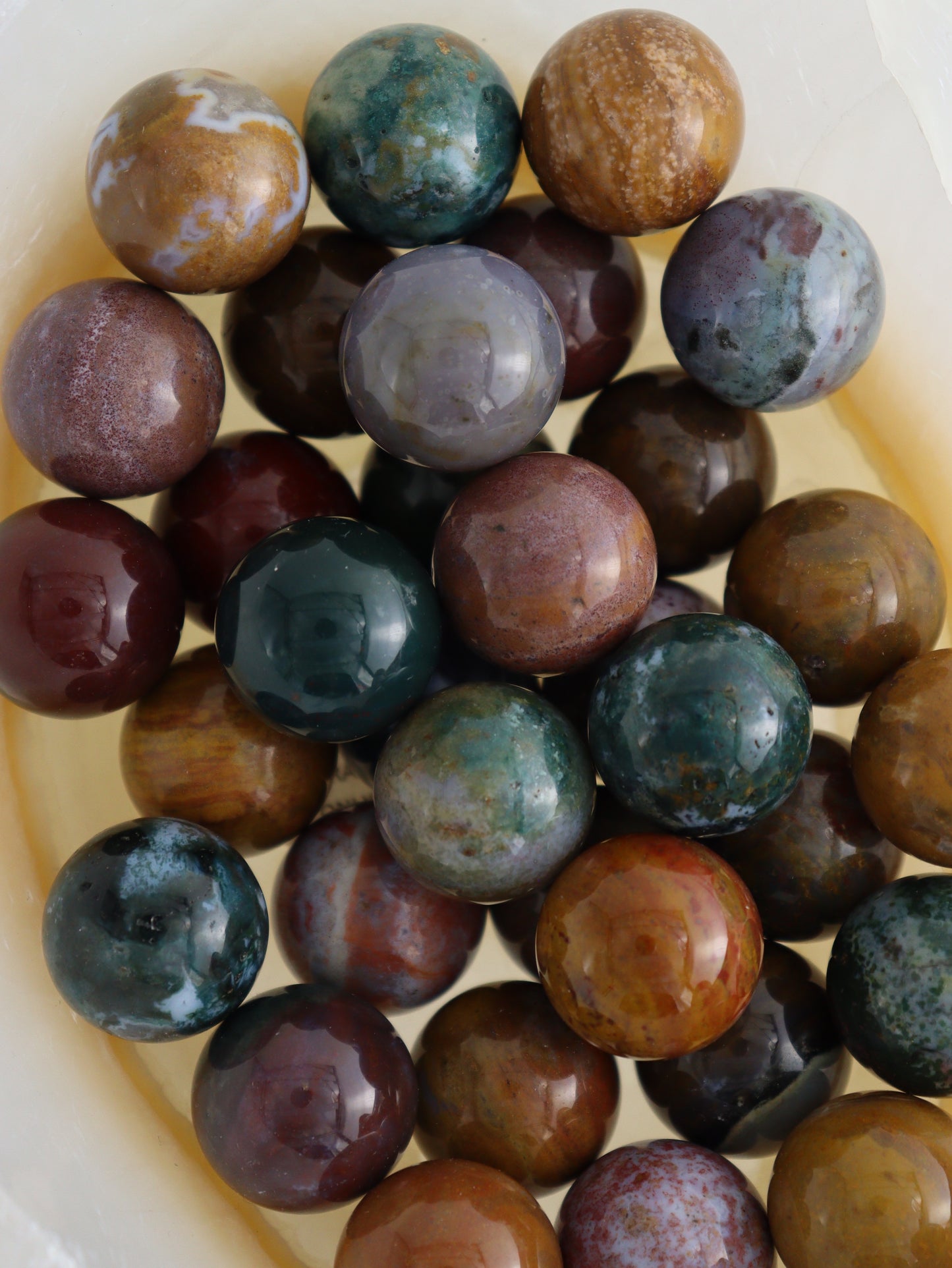 1/2kg Ocean Jasper Spheres - Expert Supplier of Wholesale Crystals & Bulk Gemstones