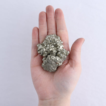 Pyrite Clusters Set of 12