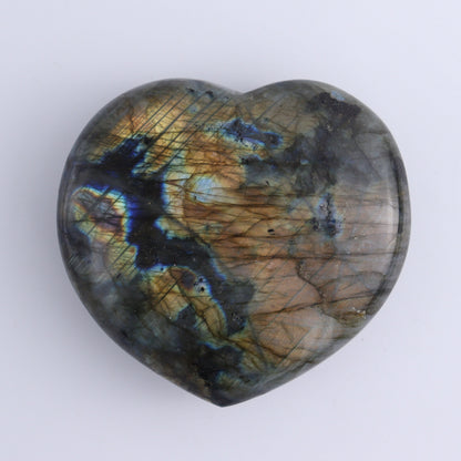 Labradorite Hearts Set of 2 - Expert Wholesale and Supplier of Wholesale Crystals & Bulk Gemstones, ["Hearts","Labradorite","Madagascar"]