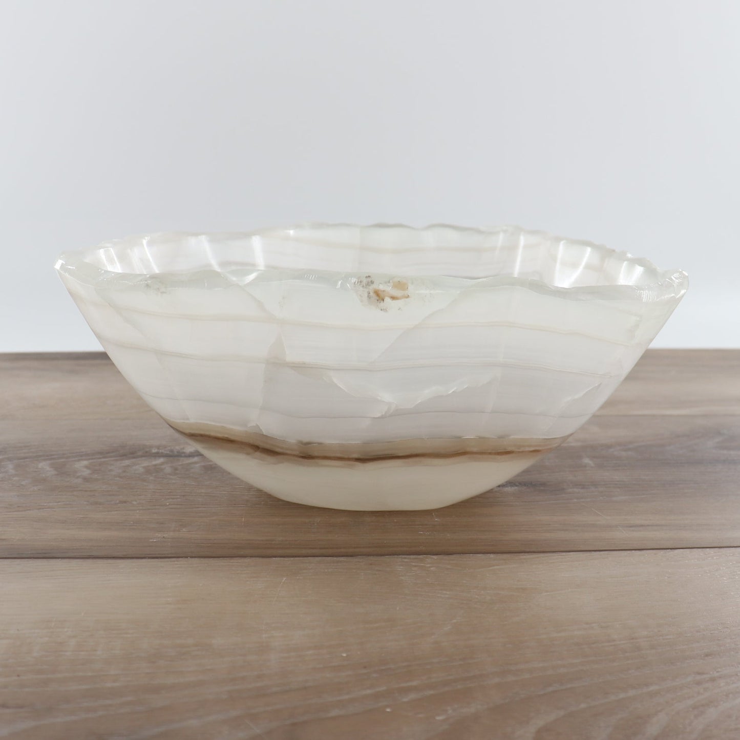 Mexican Onyx/Calcite Bowl 12"