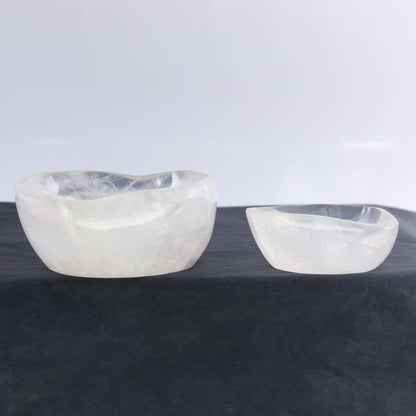 Clear Quartz Bowls Set of 6 - Expert Wholesale and Supplier of Wholesale Crystals & Bulk Gemstones, ["Bowls","Clear Quartz","Madagascar","Quartz"]